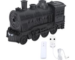 Aroma-diffuser 300 ml trekvorm verstuiver luchtbevochtiger locomotiefvorm aromatherapie-oliediffuser met stekker