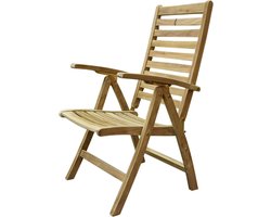 Arona dining tuinstoel verstelbaar teak zware uitvoering