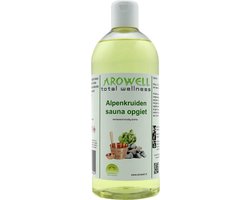 Arowell - Alpenkruiden sauna opgiet saunageur opgietconcentraat - 500 ml