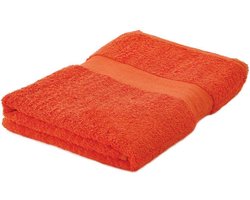 Arowell Badhanddoek Badlaken 140 x 70 cm - 500 Gram - Oranje - 1 stuks