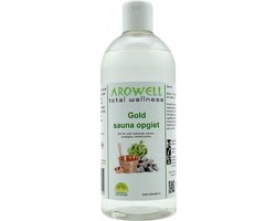 Arowell - Sauna Gold - Sauna opgiet - Saunageur - 500 ml