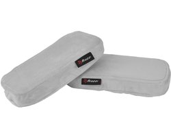 Arozzi Armleuning Kussens - Memory Foam - Velvet Hoes - Grijs