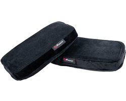 Arozzi Armleuning Kussens - Memory Foam - Velvet Hoes - Zwart