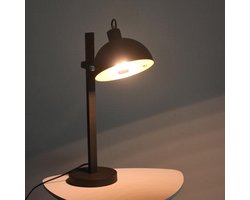 Arras Industriele Design Tafellamp Zwart Goud