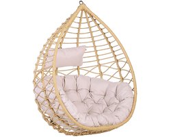 ARSITA - Hangstoel - Natuurlijk - PE rotan