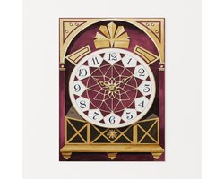Art deco klok – muurdecoratie – wanddecoratie – Poster – 40x60 cm