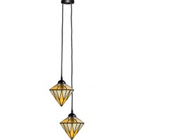 Art Deco Trade - Tiffany Kroonluchter Aiko Yellow 2