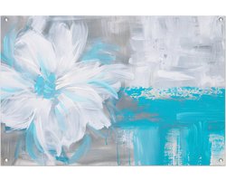 Art Nouveau portret - Minimalistisch schilderij - Canvas schilderij Woonkamer - Wanddecoratie landelijk - Canvas schilderij woonkamer - Woonaccessoires canvas 80x120 cm