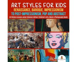 Art Styles for Kids : Renaissance, Baroque, Impressionism to Post-Impressionism, Pop and Abstract Art History Lessons Junior Scholars Edition Children's Arts, Music & Photography Books