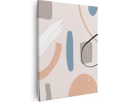 Artaza - Canvas Schilderij - Abstracte Kunst - Scandinavische Style - 40x50 cm - Wanddecoratie Woonkamer - Schilderijen - Muurdecoratie