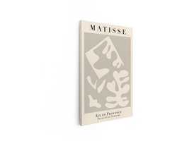 Artaza Canvas Schilderij Henri Matisse Abstracte Uitknipte Poster voor de Tentoonstelling Aix en Provence - 20x30 cm - Klein - Wanddecoratie Woonkamer - Schilderijen - Muurdecoratie