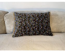 Artdeco kussen 35x50 cm Olijf