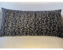 Artdeco kussen 50x100 cm Indigo
