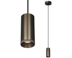 Artdelight - Hanglamp Milano 1 lichts 15 cm metallic brons