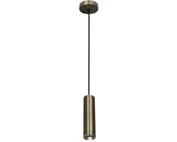 Artdelight - Hanglamp Milano 1 lichts 25 cm antiek brons
