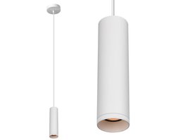 Artdelight - Hanglamp Milano 1 lichts 25 cm wit