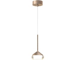 Artdelight - Hanglamp Phoenix 1 lichts Ø 12 cm champagne