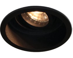 Artdelight - Inbouwspot Rex rond Ø 9,2 cm zwart