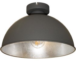 Artdelight - Plafondlamp Curve Ø 31 cm grijs-zilver