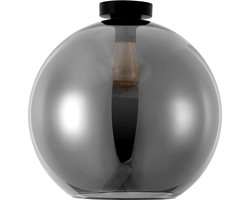 Artdelight Plafondlamp Marino Ø 40 cm rook glas zwart