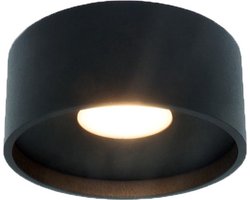 Artdelight - Plafondlamp Oran Ø 12 cm zwart