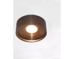 Artdelight - Plafondlamp Orlando Ø 14 cm koper brons