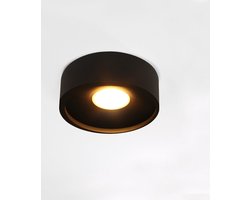 Artdelight - Plafondlamp Orlando Ø 14 cm zwart