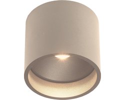 Artdelight - Plafondlamp Orleans Ø 11 cm H 10 cm champagne