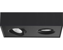 Artdelight - Spot Brooklyn 2 lichts Dim-To-Warm zwart