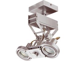 Artdelight - Spot Koln 2 lichts H 28 cm aluminium