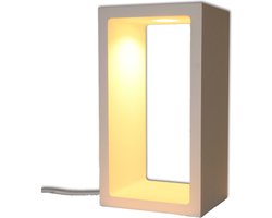 Artdelight - Tafellamp Corridor - Wit - LED 6W 2700K - IP40 - 3-stappen Dimmer