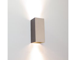 Artdelight - Wandlamp Dante 2 lichts 15,5 x 6,5 cm champagne