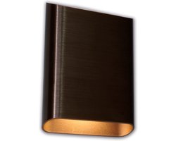 Artdelight - Wandlamp Diaz Large H 20 cm koper brons