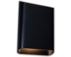 Artdelight - Wandlamp Diaz Large H 20 cm zwart