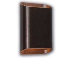 Artdelight - Wandlamp Diaz Small H 15 cm koper brons