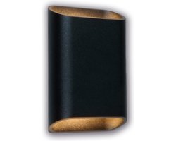 Artdelight - Wandlamp Diaz Small H 15 cm zwart