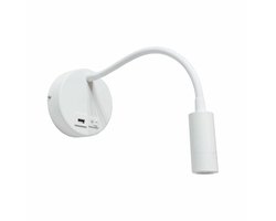 Artdelight - Wandlamp Flex USB wit
