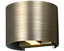 Artdelight - Wandlamp Gyro B 13 cm antiek brons