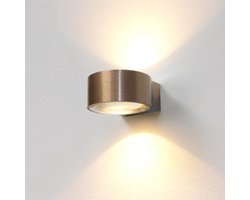 Artdelight - Wandlamp Hudson Ø 11 cm licht brons