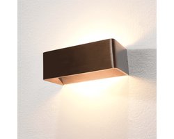 Artdelight - Wandlamp Mainz 20 x 7 cm koper brons