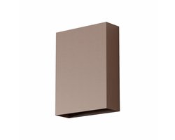 Artdelight - Wandlamp Memphis H 16 cm koper brons
