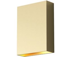 Artdelight - Wandlamp Memphis H 16 cm mat goud