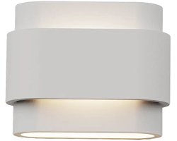 Artdelight - Wandlamp Metz L 20 cm gips wit