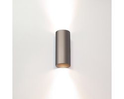 Artdelight - Wandlamp Roulo 2 lichts H 15,4 Ø 6,5 cm champagne