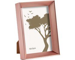 Arte r Fotolijstje - koperkleurig - kunststof - voor foto van 10 x 15 cm - fotolijst