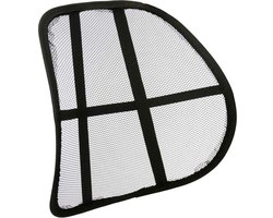 Arte R Rugsteun stoel - zwart - 41 x 39 cm - voor bureaustoel / autostoel
