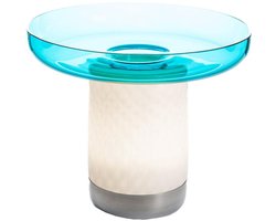 Artemide Bontà Tafellamp Met Schaal LED Oplaadbaar Turquoise