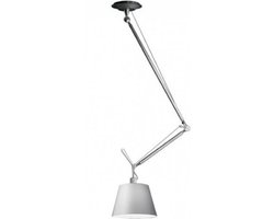 Artemide Tolomeo Decentrata hanglamp Ø 24 cm satijngrijs