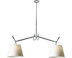 Artemide Tolomeo Due Bracci hanglamp Ø 42 cm perkament