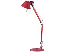 Artemide Tolomeo Micro Bureaulamp Retrofit Rood